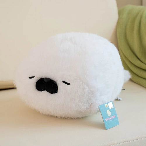 Dropship Cute Sushi Seal Plush Toy Lifelike Stuffed Marine Sea Otter Japanese Fried Shrimp Soft Doll Pillow Cushion For Kids