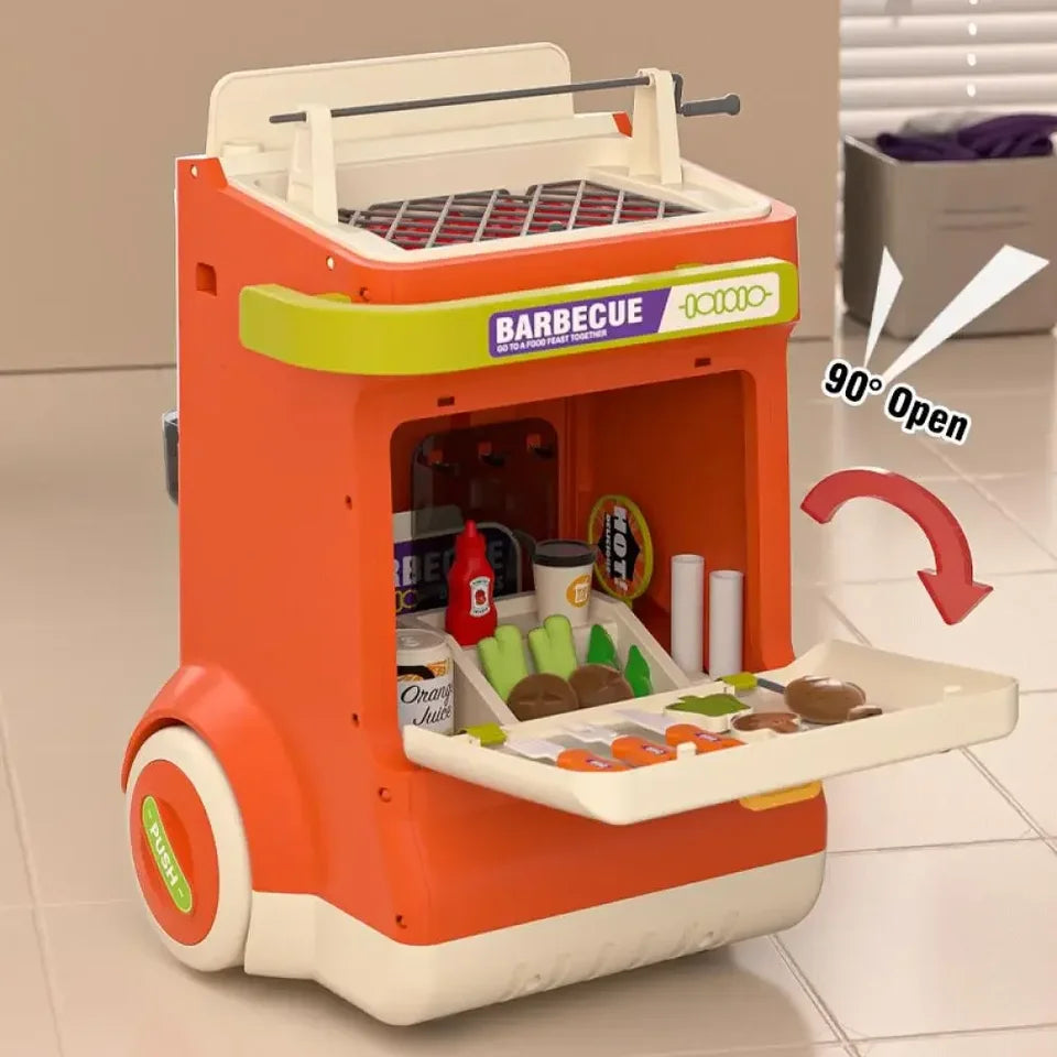 Kitchen Food Role Play Pretend Play Children Toy Ice Cream Candy Sweet Dessert Accessories Toys for Kid Christmas Birthday Gifts
