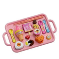 Japanese Little BearShape Pudding Feeding Set Pretend Play Simulation Model Lunch Box Pudding Role Play Kawaii Play House