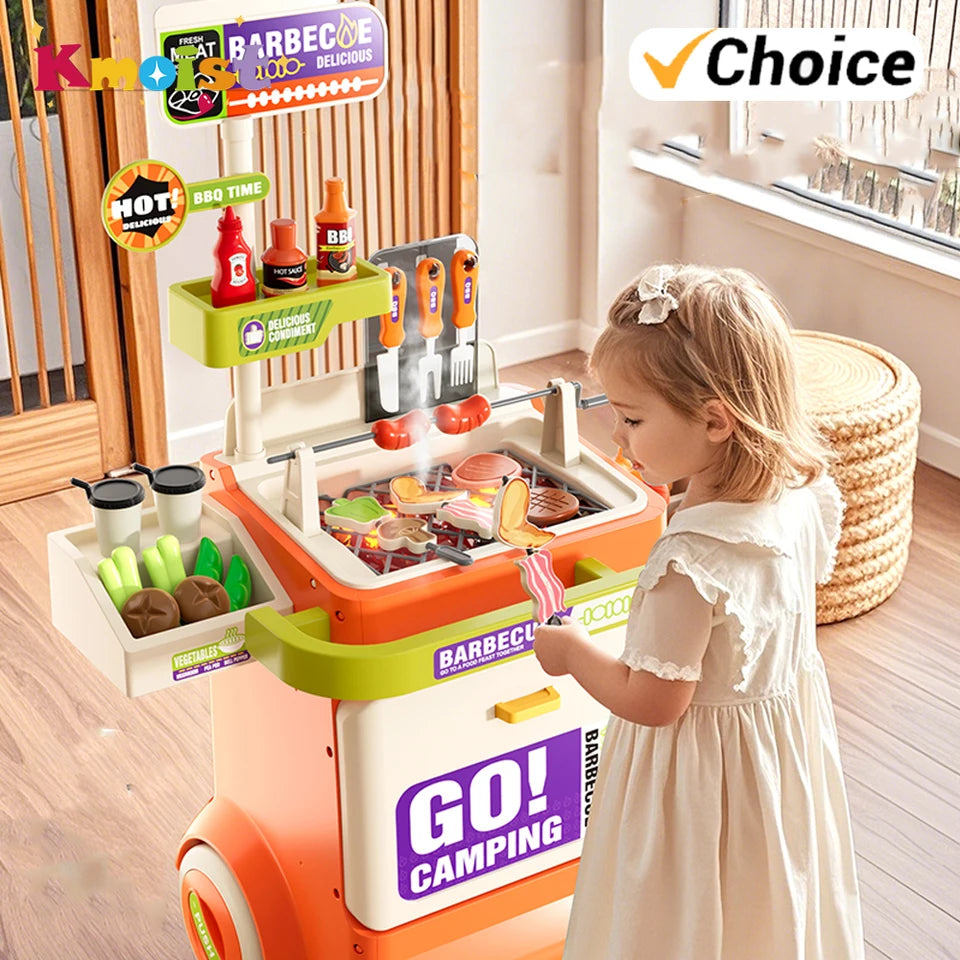 Kitchen Food Role Play Pretend Play Children Toy Ice Cream Candy Sweet Dessert Accessories Toys for Kid Christmas Birthday Gifts