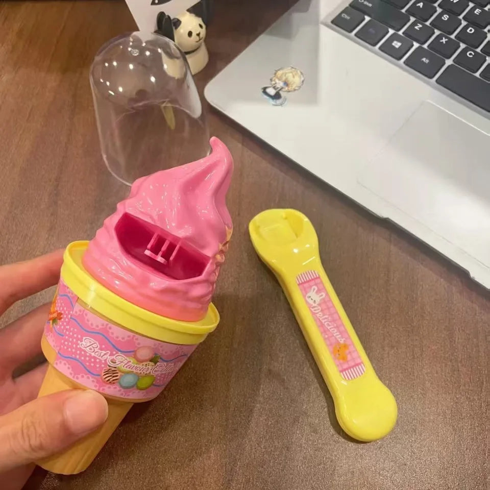 Ice Cream Sweet Stberry Pudding Feeding Toy Creative Interactive Kitchen Pretend Play Food Set Kid Early Education Toy Gift