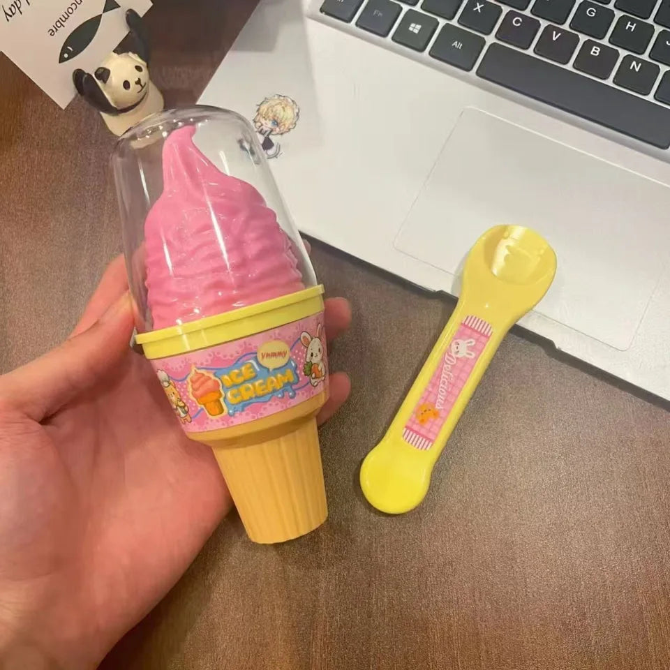 Ice Cream Sweet Stberry Pudding Feeding Toy Creative Interactive Kitchen Pretend Play Food Set Kid Early Education Toy Gift