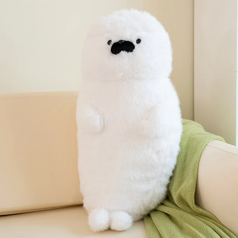 Dropship Cute Sushi Seal Plush Toy Lifelike Stuffed Marine Sea Otter Japanese Fried Shrimp Soft Doll Pillow Cushion For Kids