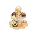 Children Wooden Pretend Play Toys House Dessert Stand Tea Kitchen Role Play Imitation Game Early Educational Toys for Girls Boy
