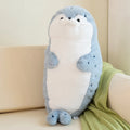 Dropship Cute Sushi Seal Plush Toy Lifelike Stuffed Marine Sea Otter Japanese Fried Shrimp Soft Doll Pillow Cushion For Kids