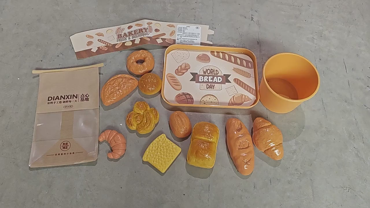 Children Pretend Play Kitchen Toys Sets Simulation Dessert Bread Food Cooking Games Play House Party Activities Games Girl Toys